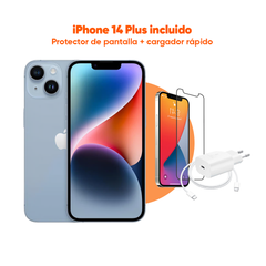 iPhone 14 Plus (eSIM) | 128 GB | Azu | 2 Años de Garantía - Refurbee.es