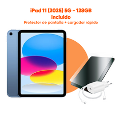 iPad 11 (2025) | 128GB Wifi + 5G | Azul | 2 Años de Garantía - Refurbee.es