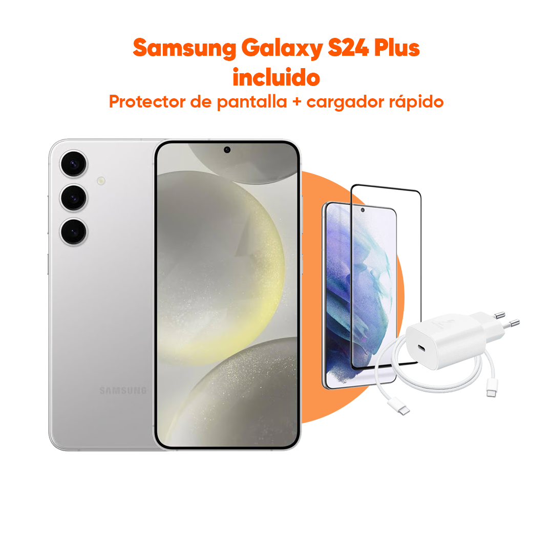 Samsung Galaxy S24 Plus 5G | 256 GB | Gris | 2 Años de Garantía - Refurbee.es