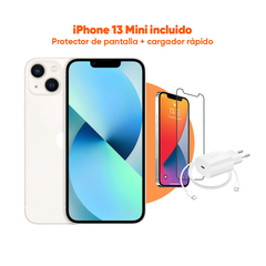 iPhone 13 Mini | 128 GB | Blanco estrella | 2 Años de Garantía - Refurbee.es