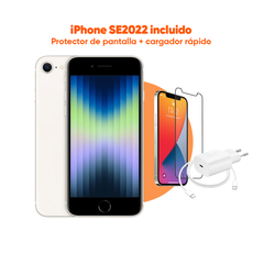 iPhone SE2022 | 64 GB | Blanco Estrella | 2 Años de Garantía - Refurbee.es