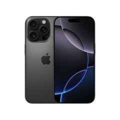 iPhone 16 Pro (SIM física + eSIM) | 128 GB | Titanio Negro | 2 Años de Garantía
