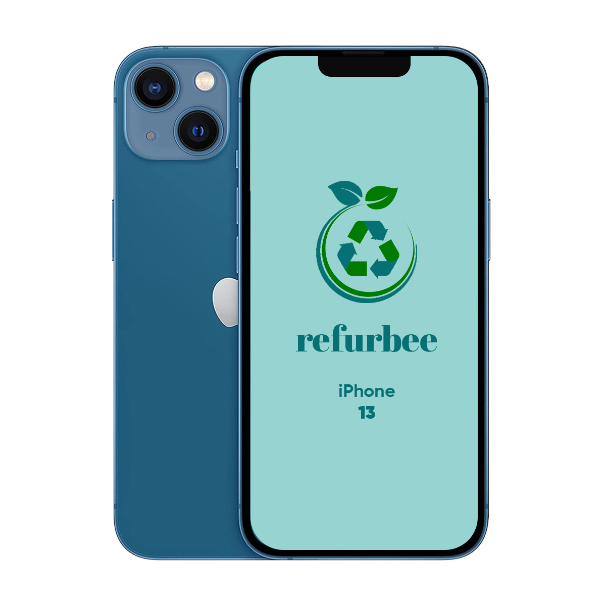 iPhone 13 reacondicionado color azul con pantalla Super Retina XDR